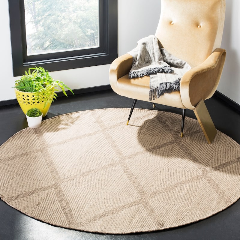 SAFAVIEH, Handmade Flatweave Montauk Rigmor Trellis Cotton Rug