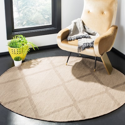 SAFAVIEH, Handmade Flatweave Montauk Rigmor Trellis Cotton Rug