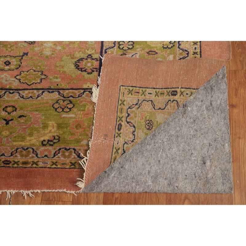 Antique Vegetable Dye Sultanabad Persian Wool Carpet - 8'9" x 11'7"
