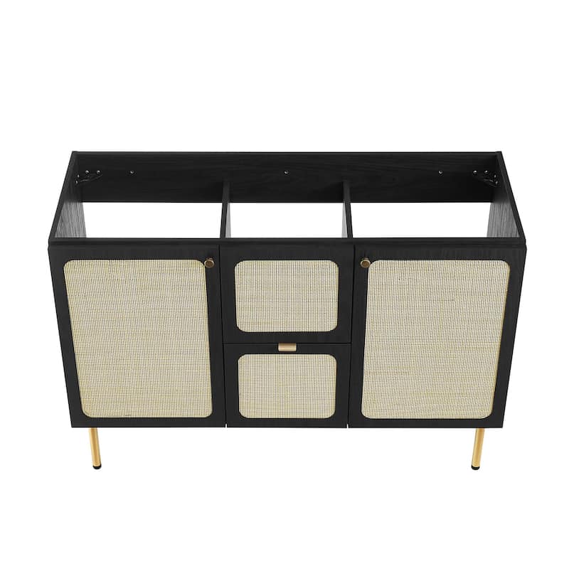 Chaucer Bathroom Vanity with Black Basin Included