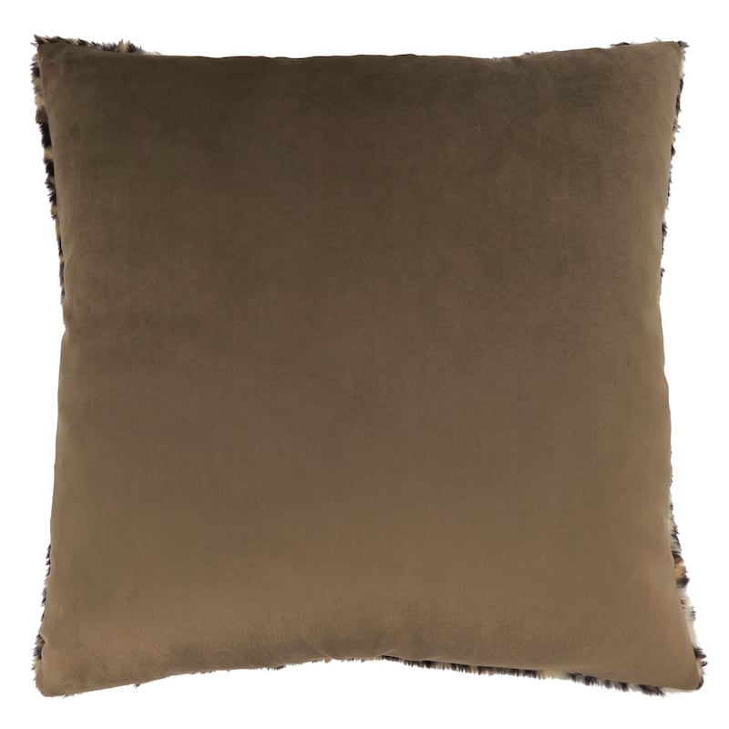 Faux Pillow With Cheetah Print
