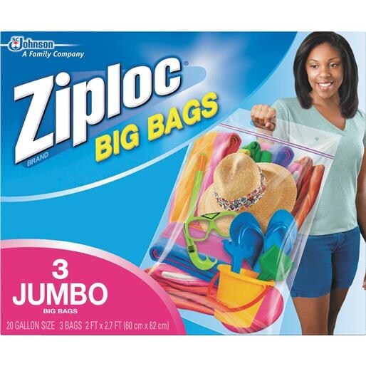 Johnson S C Inc Xxl Ziploc Big Bags 71598 Unit: EACH - Bed Bath