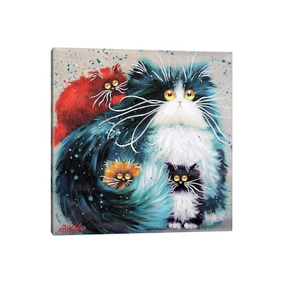 iCanvas "Purrenting" by Kim Haskins Canvas Print