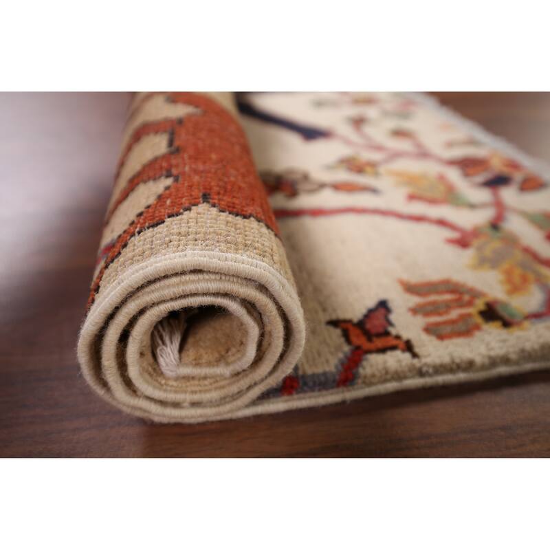 Animals Design Ziegler Oriental Accent Rug Hand-Knotted Wool Carpet - 2'0" x 2'10"