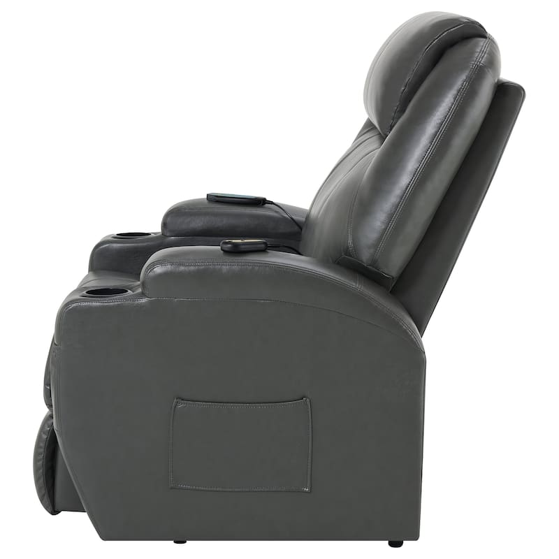 Sanger Upholstered Power Lift Massage Recliner