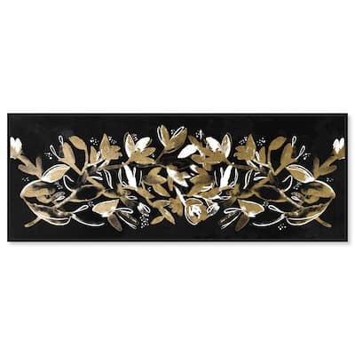 Flora Luxe Panoramic Canvas by Art Remedy