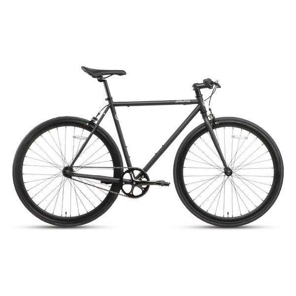 AVASTA 700C 50 In Single Speed Loop Fixed Gear Urban Commuter Fixie Bike Black 29.76 Bed Bath Beyond 36975396