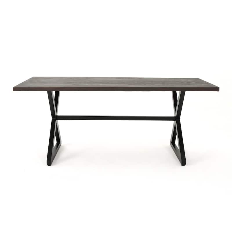 Grayson PE Wicker/ Aluminum/ Iron Outdoor 7-piece Dining Set by Christopher Knight Home