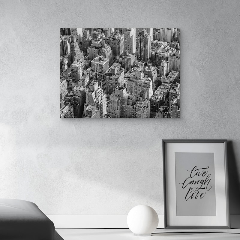 Above New York by Sossi Madzounian Canvas Art Print