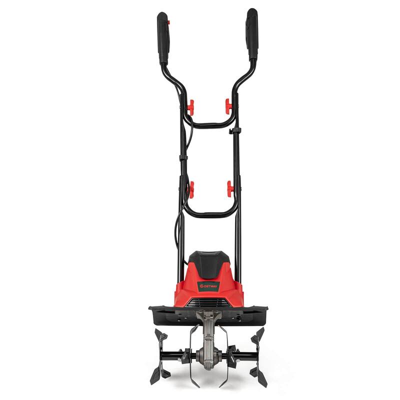 Ironmax Corded Electric Tiller Cultivator, 10 Amp Powerful Foldable - See Details