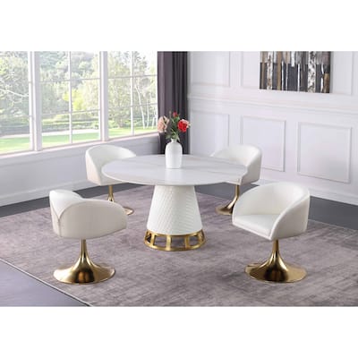 Somette Klone Modern Round Dining Table