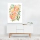 Rose gold bouquet of flowers in loose style Botany Art Print/Poster ...