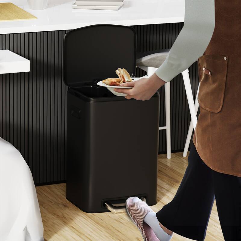 13 Gallon 50L Kitchen Soft Close Trash Can