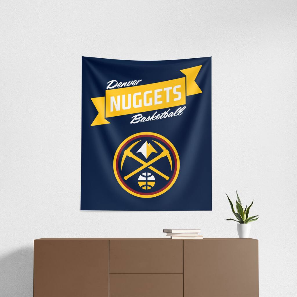 NBA Premium Nuggets Printed Wall Hanging - 34"x40"