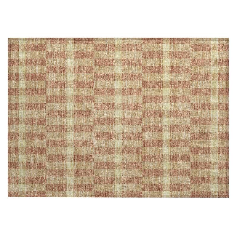 Machine Washable Indoor/ Outdoor Modern Augusta Chantille Rug