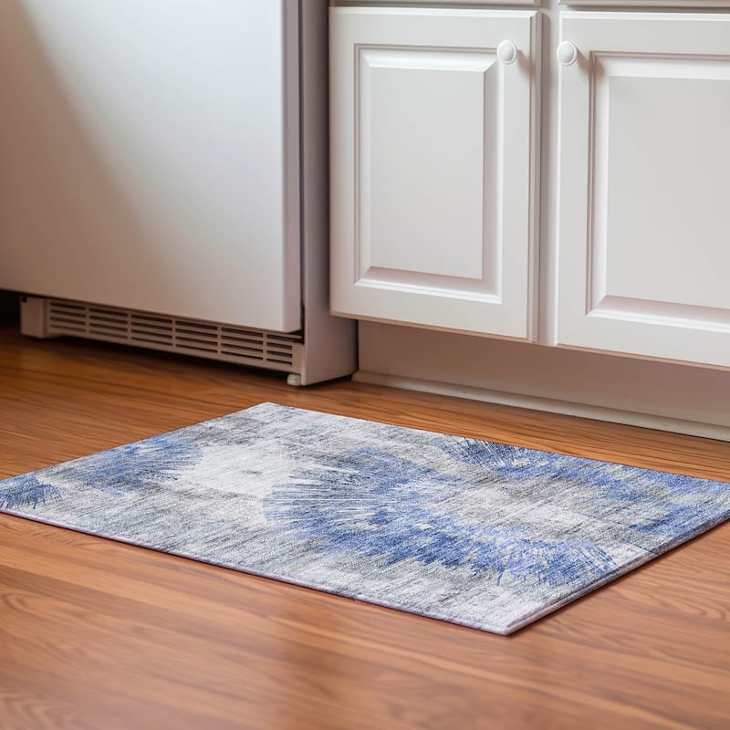 Premium Washable Super Soft Modern Burst Mayfield Rug - Blush - 1' 8" x 2' 6" - Rectangle