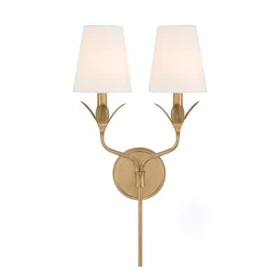 Crystorama Lighting Group 562 Broche 2 Light 21" Tall Wall Sconce with