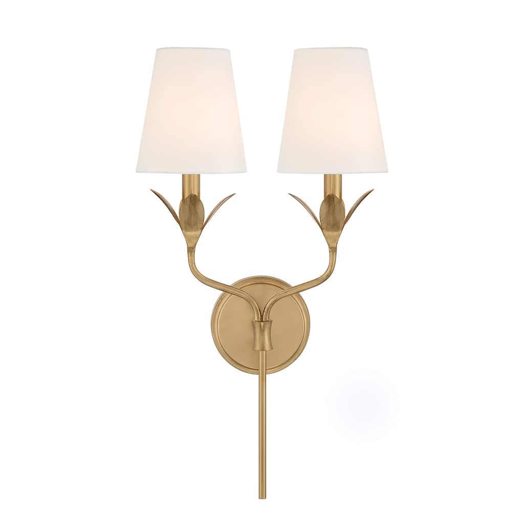 Crystorama Lighting Group 562 Broche 2 Light 21" Tall Wall Sconce with