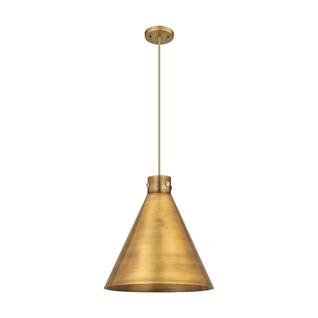 Innovations Lighting Newton Metal Cone - 1 Light 18" Cord Hung Pendant
