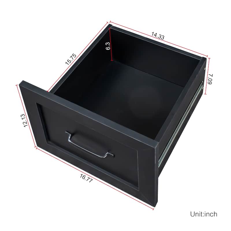 Wood Computer Desk with Hutch, L-Shaped Office Desk with Bookshelf, Storage Cabinet, Modern Workstation for Office Home