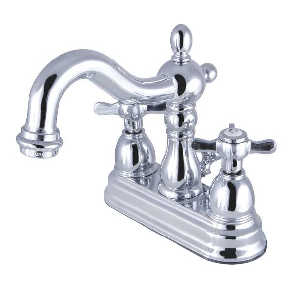 slide 2 of 11, Kingston Brass Essex Centerset Bathroom Faucet - Includes Metal Pop-Up Chrome
