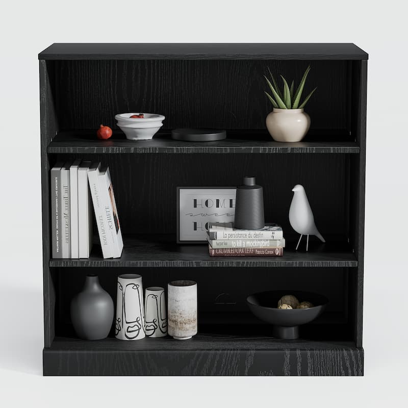 Doorless Wood Bookshelf Storage Cabinet Bookcase&Office Cabinet for Kitchen Bedroom Entryway Living Room Dinning Room