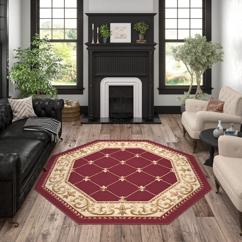 Soho Traditional Scroll Indoor Area Rug