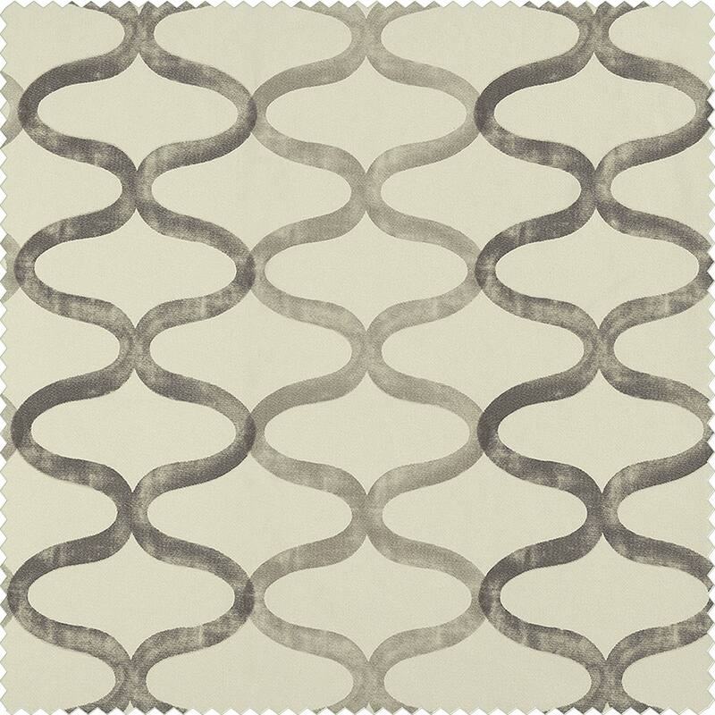 Exclusive Fabrics Illusions Geometric Grace Cotton Room Darkening Curtain (1 Panel)