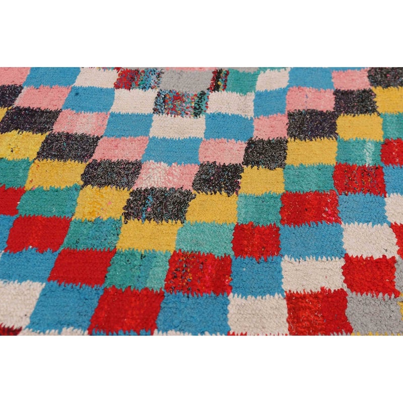 ECARPETGALLERY Flat-Weave Ankara Multi Color Wool Kilim - 5'11 x 9'10
