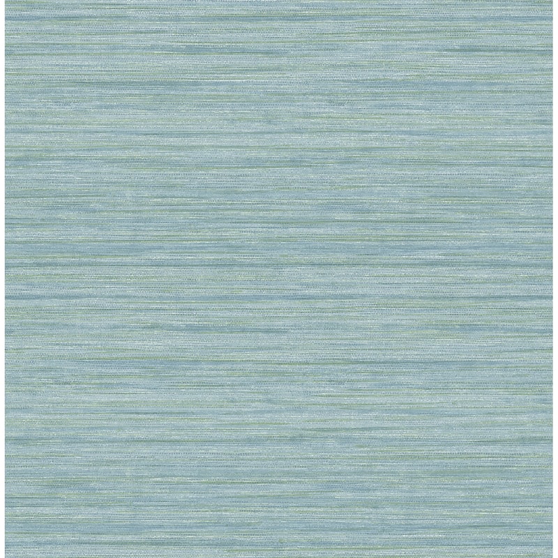 Scott Living Barnaby Light Blue Faux Grasscloth Wallpaper