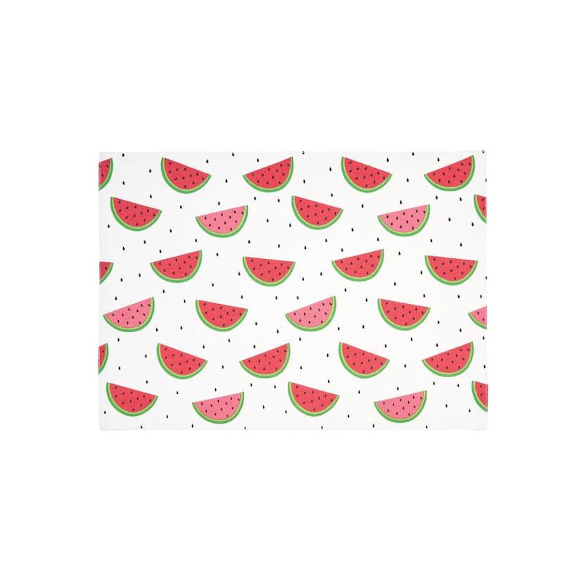 Watermelon Whimsy Placemats Set of 6, 14" x 20"