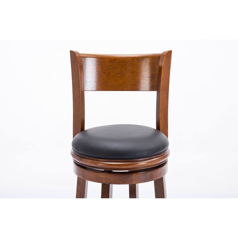 Palmetto Rubberwood 29-inch Swivel Stool