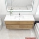 preview thumbnail 9 of 39, Selina 60" Wall Mounted Vanity with Single Sink