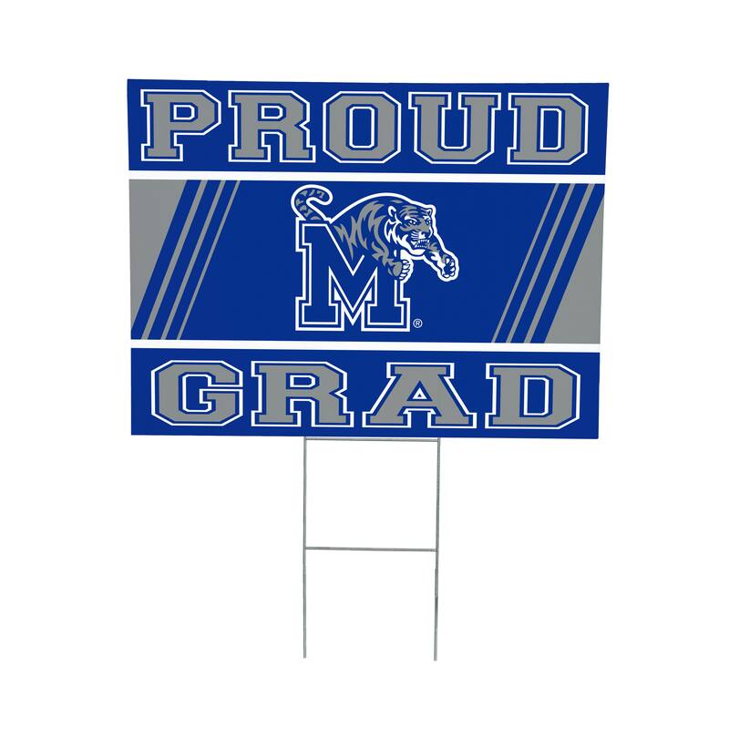 University of Memphis 24" x 18" Graduation Coroplast Outdoor Yard Sign