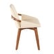 preview thumbnail 23 of 52, Carson Carrington Pugo Mid-Century Modern Chair Walnut Finish
