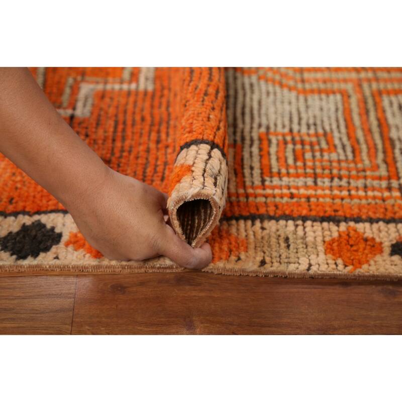 Anatolian Oriental Vintage Runner Rug Handmade Wool Carpet - 2'11"x 11'2"