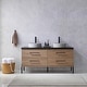 preview thumbnail 56 of 78, Trento Bath Vanity with Sintered Stone Top with Concrete Sink (C)