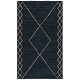 preview thumbnail 2 of 0, SAFAVIEH Handmade Vintage Leather Evaleen Modern Rug 6' Square - Black/Natural - Square