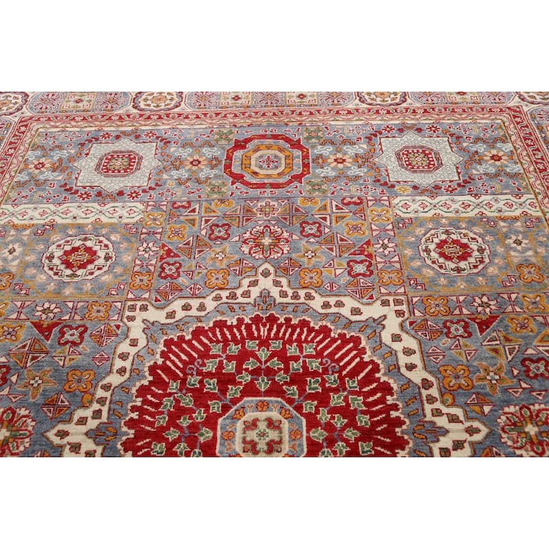 Geometric Khotan Oriental Home Decor Area Rug Wool Hand-knotted Carpet - 8'2" x 9'7"