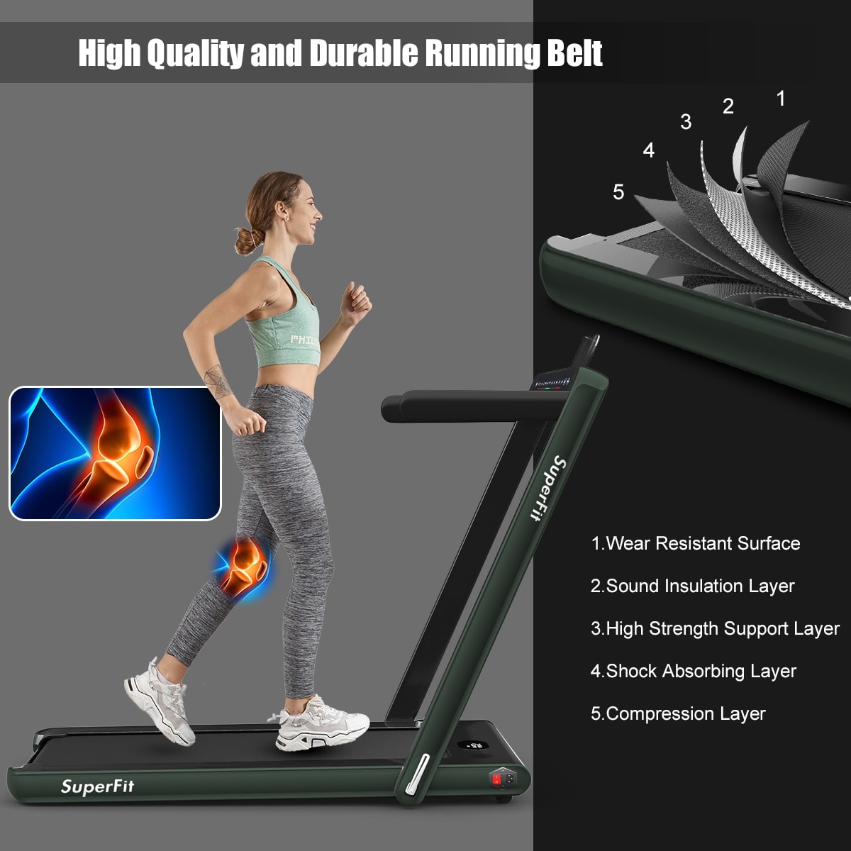 Super fit 2 in 1 treadmill sale