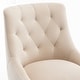 preview thumbnail 81 of 106, SEYNAR Modern Dining Chairs Set of 6, Velvet Accent Chair Tufted Back Armless Chair with Back Pull