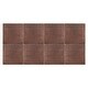 preview thumbnail 1 of 4, 6" x 6" Hammered Copper Tile - Quantity 8 (T6DBH_PKG8)