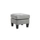 preview thumbnail 7 of 5, Small Faux Leather Square Ottoman