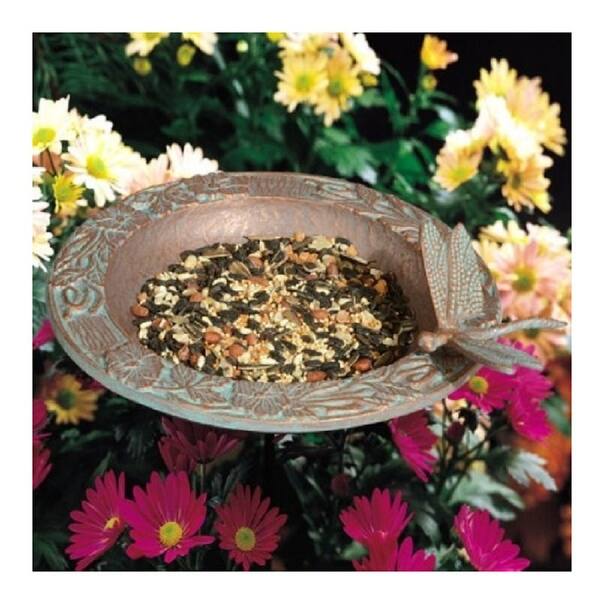 Shop Whitehall Dragonfly Garden Bird Feeder Copper Vedigris