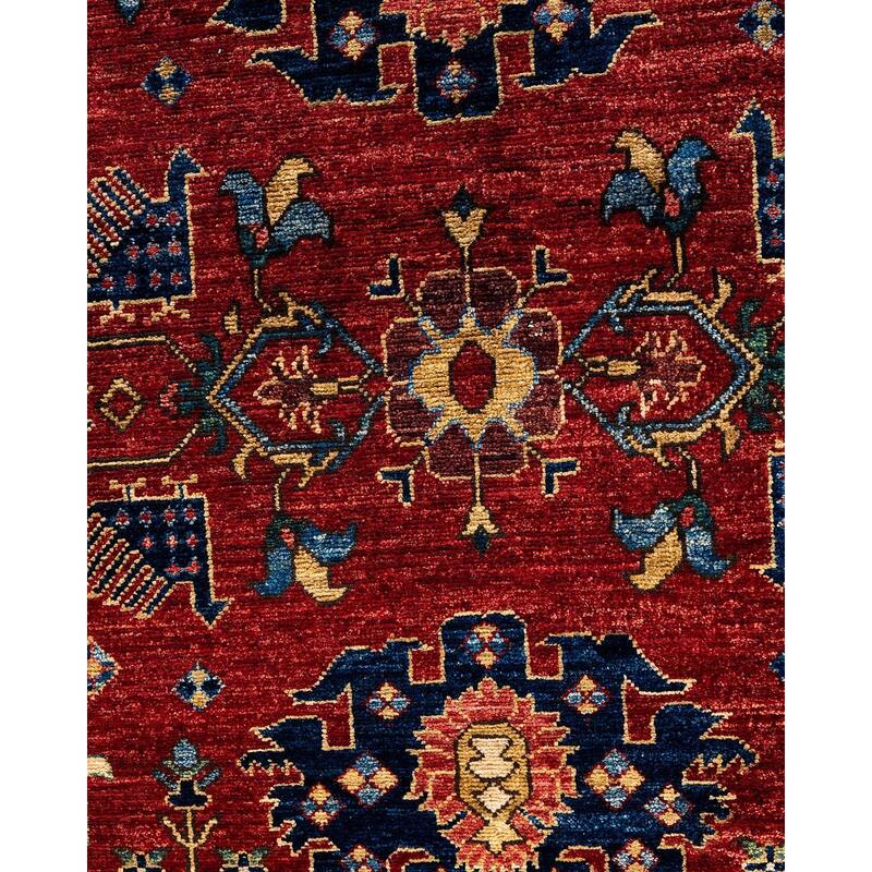 Serapi One-of-a-Kind Hand-Knotted Area Rug - Red, 6' 0" x 9' 3" - 6' 0" x 9' 3"