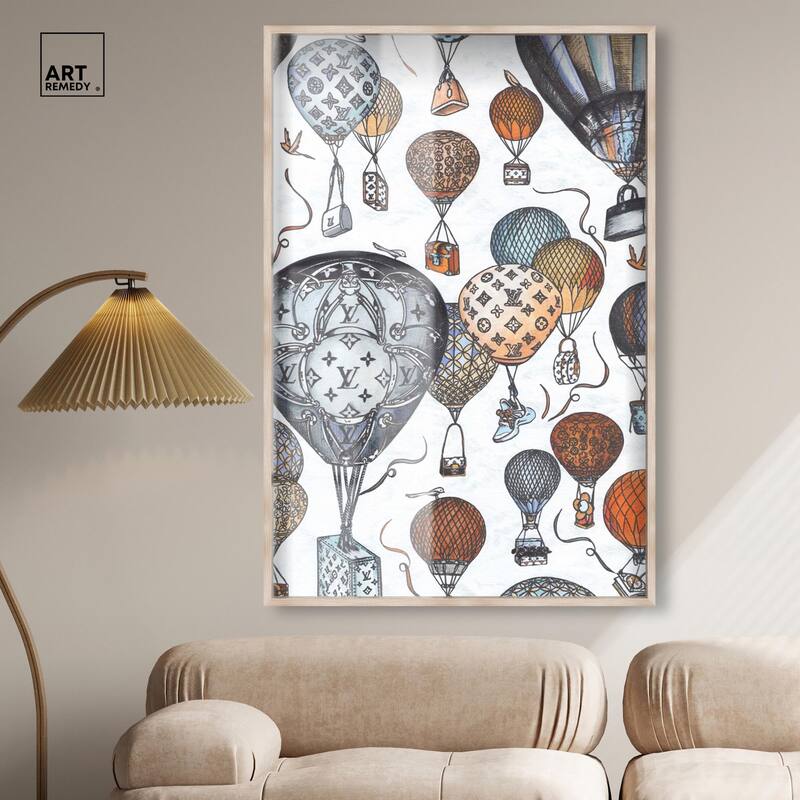 Doll Memories - Fashion Balloons Shadowbox by Art Remedy