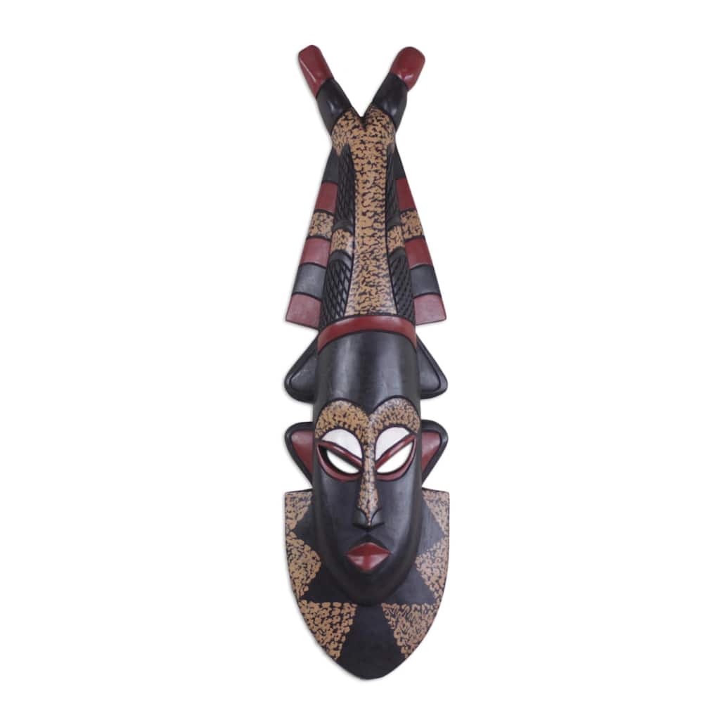 Novica Handmade Kobi African Wood Mask