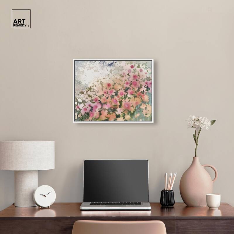 Roseate Remnants Canvas by Art Remedy