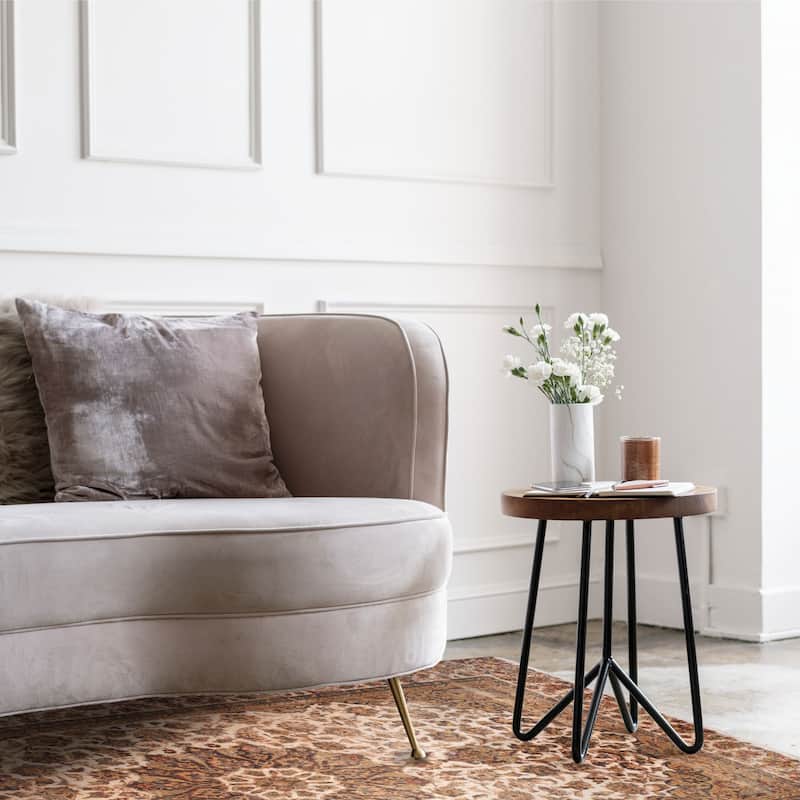 ECARPETGALLERY Hand-knotted Antalya Vintage Cream Wool Rug - 7'9 x 11'4