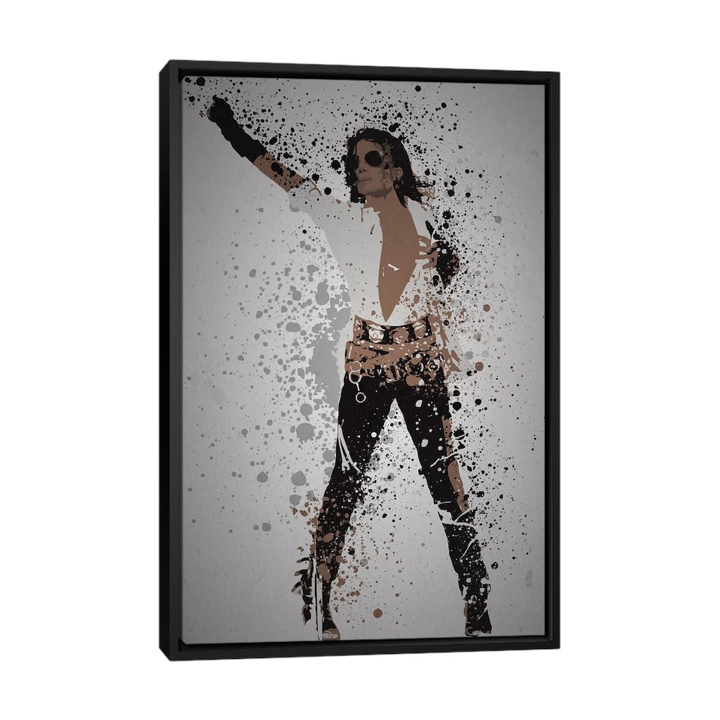 iCanvas "Michael Jackson" by TM Creative Design Framed Canvas Print